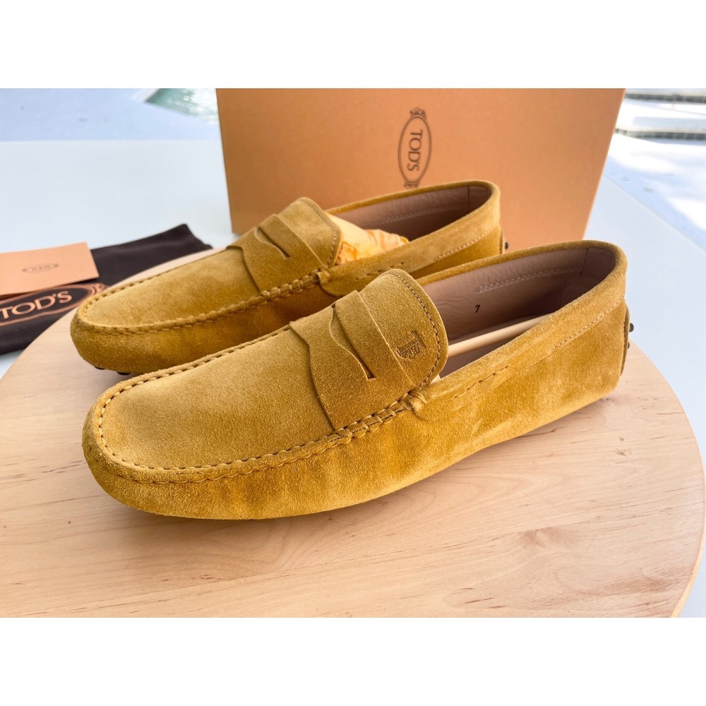 Tod's Men's Mocassino Gommini Nuovo XXM0EO00010RE0G410 Suede Loafer Shoe,‎ UK 7